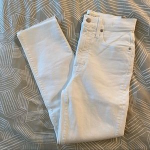 Madewell Perfect Vintage Crop - white
